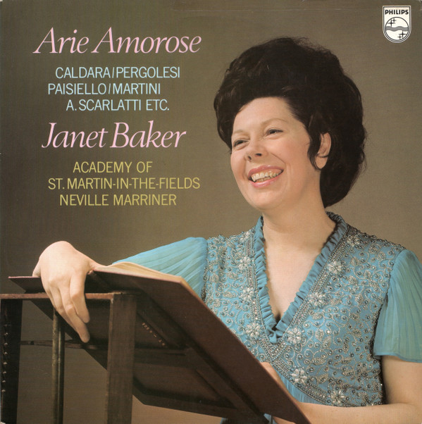 Cover zu Janet Baker, Academy Of St. Martin-in-the-Fields*, Neville Marriner* - Arie Amorose (LP) Schallplatten Ankauf