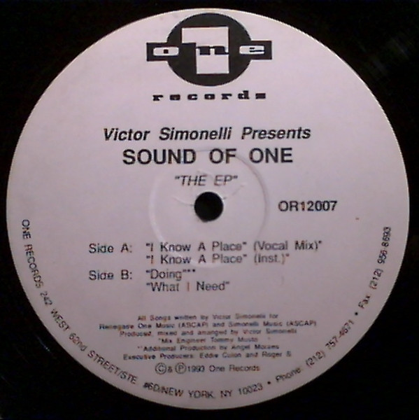 Cover Victor Simonelli Presents Sound Of One - The EP (12, EP) Schallplatten Ankauf