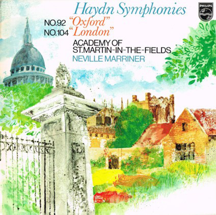 Cover Haydn* - Academy Of St. Martin-in-the-Fields*, Neville Marriner* - Haydn Symphonies (No. 92 Oxford / No. 104 London) (LP) Schallplatten Ankauf