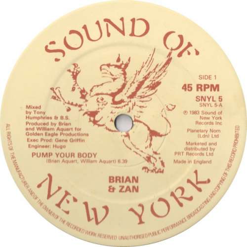 Cover Brian & Zan - Pump  Your Body (12) Schallplatten Ankauf