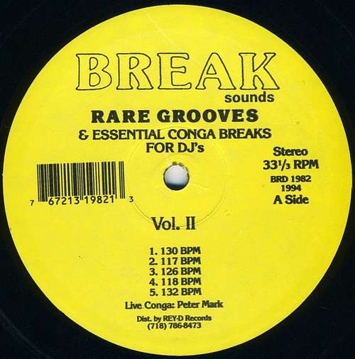 Cover Unknown Artist - Rare Grooves & Essential Conga Breaks For DJ's Vol II (12, EP, Ltd) Schallplatten Ankauf