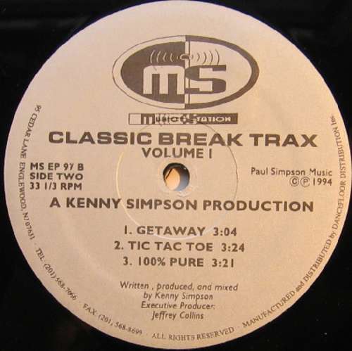 Cover Kenny Simpson - Classic Break Trax Volume One (12) Schallplatten Ankauf