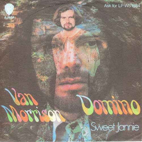 Cover Van Morrison - Domino / Sweet Jannie (7, Single) Schallplatten Ankauf