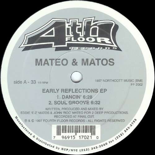 Cover Mateo & Matos - Early Reflections EP (12, EP) Schallplatten Ankauf
