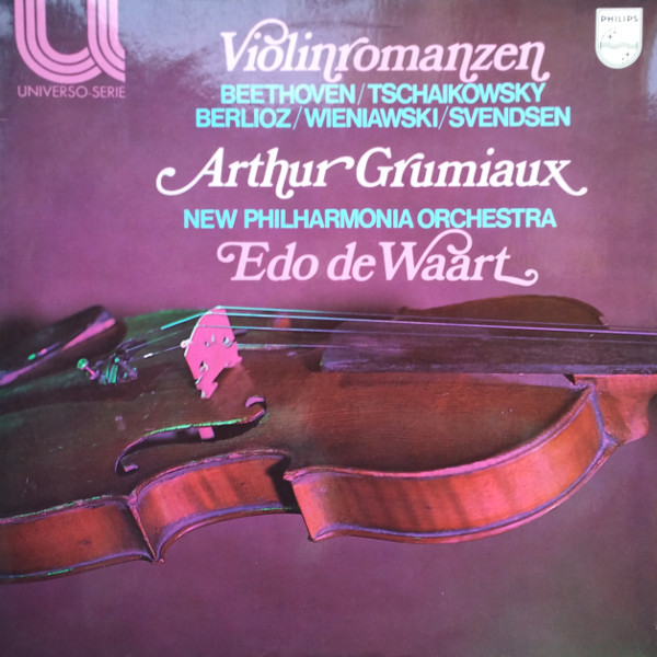 Cover Arthur Grumiaux - Violinromanzen (LP) Schallplatten Ankauf