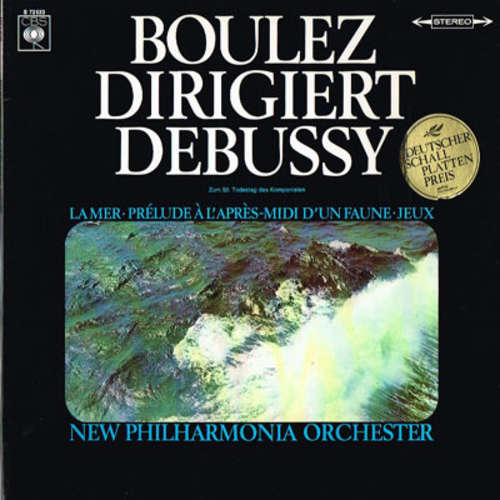 Cover Boulez* Dirigiert Debussy* - Boulez Dirigiert Debussy (LP) Schallplatten Ankauf