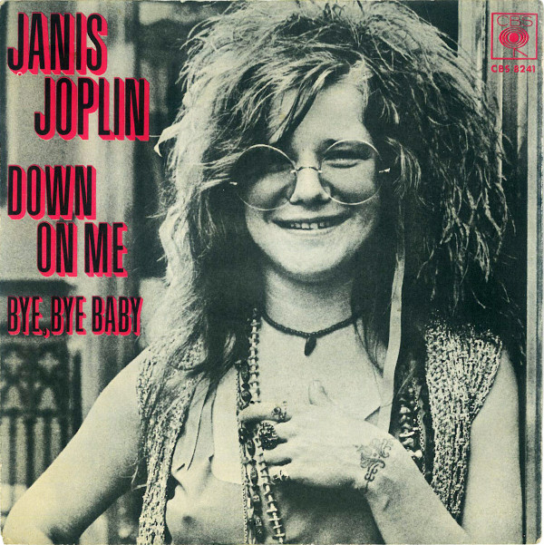 Cover Janis Joplin - Down On Me / Bye, Bye Baby (7, Single) Schallplatten Ankauf