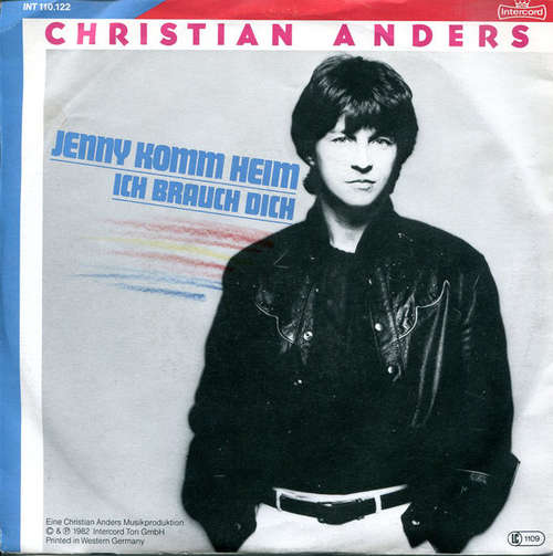 Bild Christian Anders - Jenny Komm Heim (7, Single) Schallplatten Ankauf