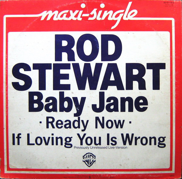 Cover Rod Stewart - Baby Jane (12, Maxi) Schallplatten Ankauf