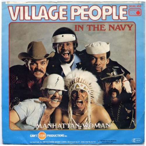 Cover Village People - In The Navy (7, Single, IEP) Schallplatten Ankauf