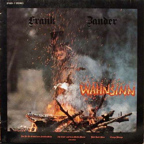 Cover Frank Zander - Wahnsinn (LP, Album, Club) Schallplatten Ankauf
