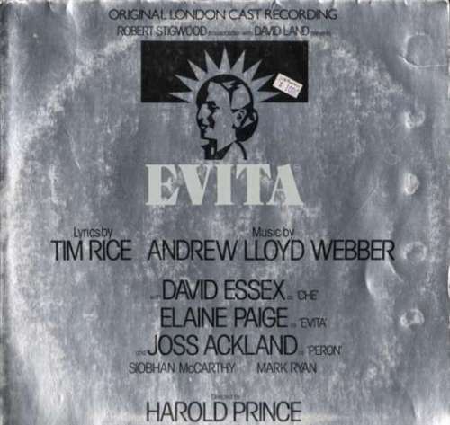 Cover Robert Stigwood In Association With David Land Presents Tim Rice - Andrew Lloyd Webber* - Evita: Original London Cast Recording (LP, Gat) Schallplatten Ankauf
