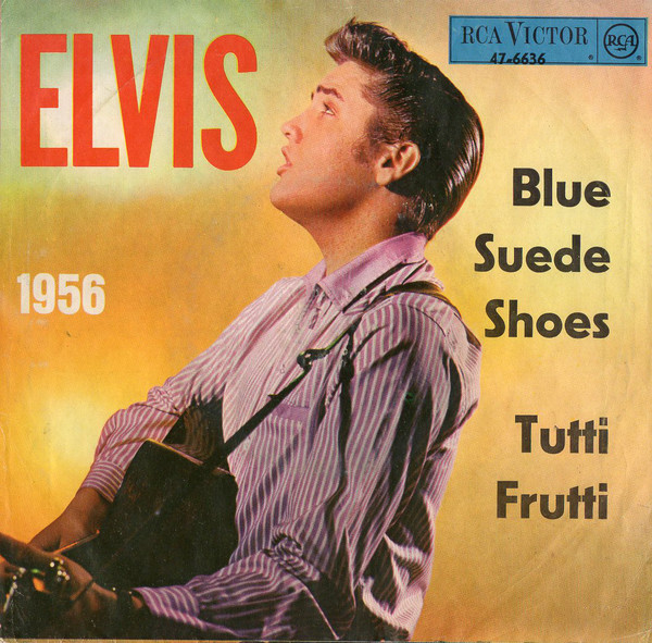 Cover Elvis Presley - Tutti Frutti / Blue Suede Shoes (7, Single) Schallplatten Ankauf