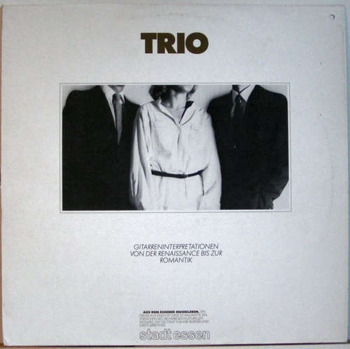 Bild Gitarren Trio Essen - Trio. Gitarreninterpretationen Von Der Renaissance Bis Zur Romatik (LP) Schallplatten Ankauf