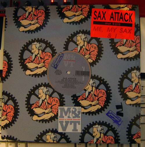 Cover Sax Attack - Me, My Sax And I (12) Schallplatten Ankauf