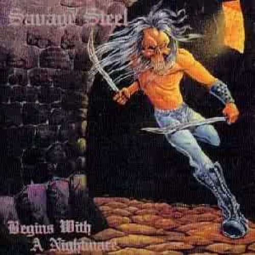 Cover Savage Steel - Begins With A Nightmare (LP, Album) Schallplatten Ankauf