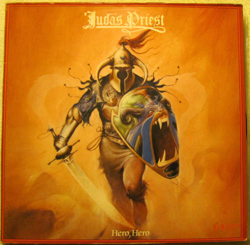 Cover Judas Priest - Hero, Hero (2xLP, Comp) Schallplatten Ankauf