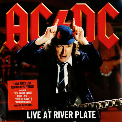 Cover AC/DC - Live At River Plate (3xLP, Album, Red) Schallplatten Ankauf