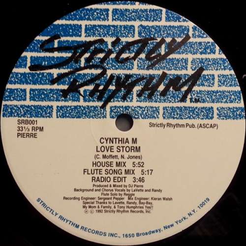 Cover Cynthia M - Love Storm (12) Schallplatten Ankauf