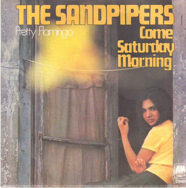 Cover The Sandpipers - Come Saturday Morning (7, Single, Mono) Schallplatten Ankauf