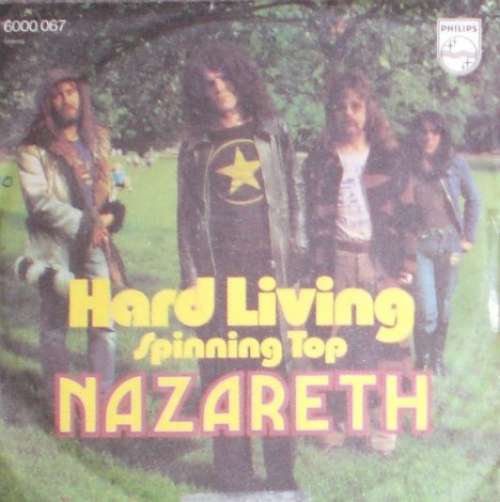 Cover Nazareth (2) - Hard Living (7) Schallplatten Ankauf