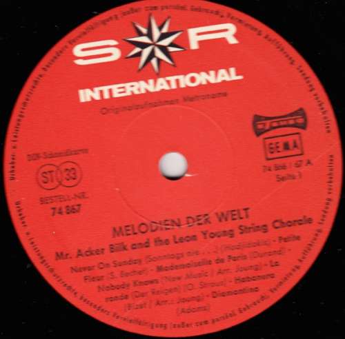 Cover Mr. Acker Bilk* And The Leon Young String Chorale - Melodien Der Welt (LP) Schallplatten Ankauf