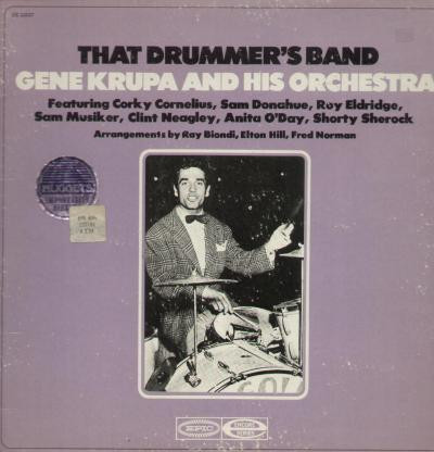 Cover Gene Krupa And His Orchestra - That Drummer's Band (LP, Comp) Schallplatten Ankauf