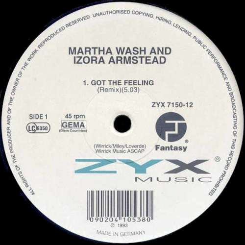 Cover Martha Wash & Izora Armstead - Got the Feeling (12) Schallplatten Ankauf