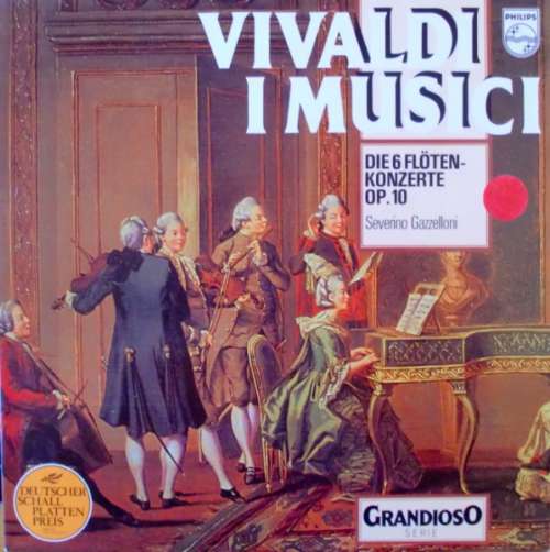 Cover Vivaldi*, I Musici, Severino Gazzelloni - Die 6 Flötenkonzerte Op. 10 (LP, RE) Schallplatten Ankauf