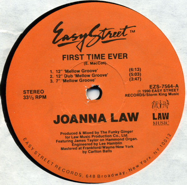Cover Joanna Law - First Time Ever (12) Schallplatten Ankauf