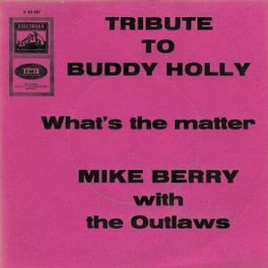 Cover Mike Berry With The Outlaws (3) - Tribute To Buddy Holly (7, Single) Schallplatten Ankauf