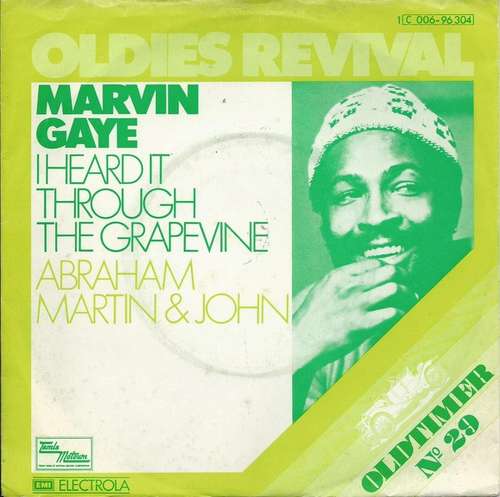 Cover Marvin Gaye - I Heard It Through The Grapevine / Abraham, Martin & John (7, Single) Schallplatten Ankauf