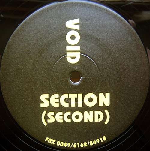 Cover Void Section - Second (12) Schallplatten Ankauf