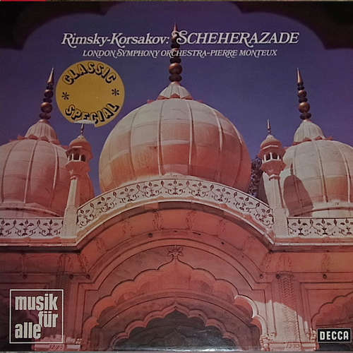 Cover Rimsky-Korsakov* - London Symphony Orchestra* - Pierre Monteux - Scheherazade (LP, RE) Schallplatten Ankauf