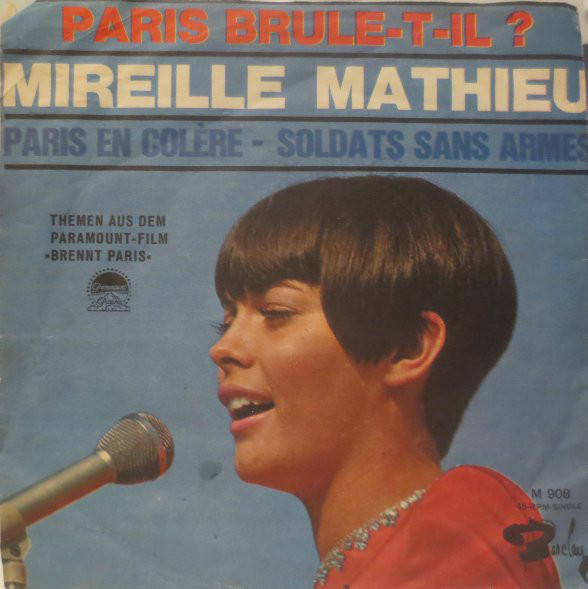 Cover Mireille Mathieu - Paris En Colère / Soldats Sans Armes (7, Single) Schallplatten Ankauf