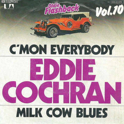 Cover Eddie Cochran - C'mon Everybody / Milk Cow Blues (7, Single) Schallplatten Ankauf