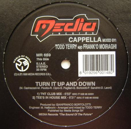 Cover Cappella - Turn It Up And Down (Remixes) (12) Schallplatten Ankauf
