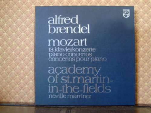 Cover Alfred Brendel, Mozart*, Academy Of St. Martin-in-the-Fields*, Neville Marriner* - 13  Klavierkonzerte = Piano Concertos = Concertos Pour Piano (8xLP + Box, Comp) Schallplatten Ankauf