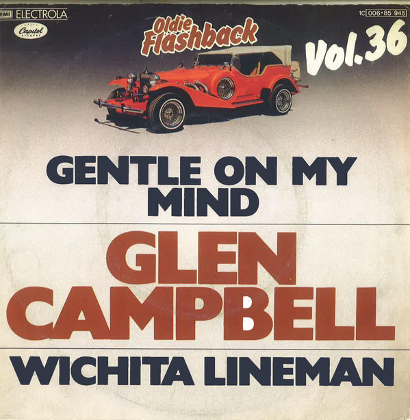 Cover Glen Campbell - Gentle On My Mind (7, Single, RE) Schallplatten Ankauf