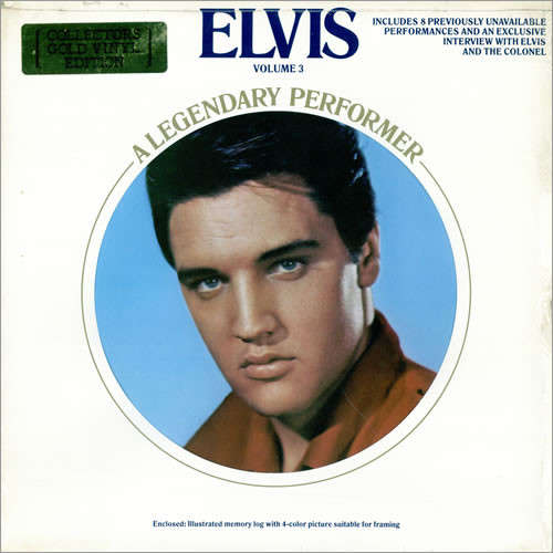 Cover Elvis Presley - A Legendary Performer - Volume 3 (LP, Comp, Bla) Schallplatten Ankauf