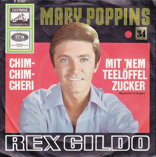 Cover Rex Gildo - Chim-Chim-Cheri / Mit 'nem Teelöffel Zucker (7, Single) Schallplatten Ankauf
