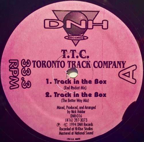 Cover T.T.C. Toronto Track Company* - Track In The Box (12, S/Sided) Schallplatten Ankauf