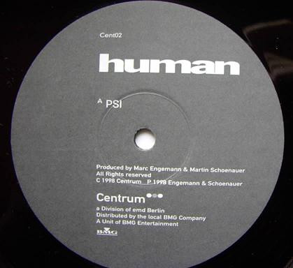 Cover Human (5) - Psi / Mer.Ka.Ba. (12) Schallplatten Ankauf