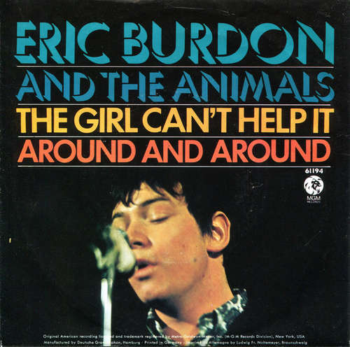 Cover Eric Burdon And The Animals* - The Girl Can't Help It / Around And Around (7, Single, Mono) Schallplatten Ankauf