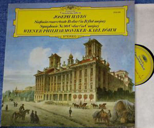 Cover Joseph Haydn - Wiener Philharmoniker • Karl Böhm - Sinfonia Concertante B-Dur (In B Flat Major) ● Symphonie Nr. 90 C-Dur (In C Major) (LP) Schallplatten Ankauf