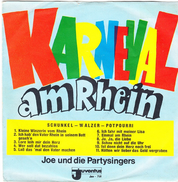 Bild Joe Und Die Partysingers* - Karneval Am Rhein (7) Schallplatten Ankauf