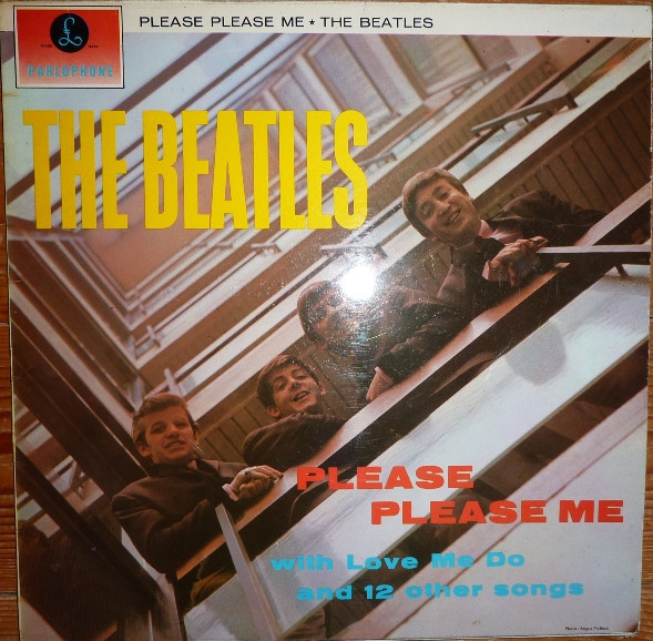 Cover The Beatles - Please Please Me (LP, Album, RE, Gra) Schallplatten Ankauf