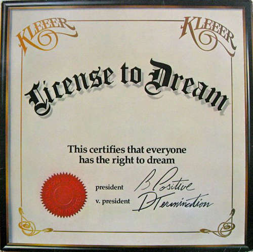 Cover Kleeer - License To Dream (LP, Album) Schallplatten Ankauf