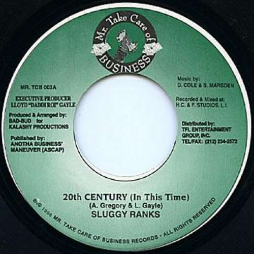 Cover Sluggy Ranks - 20th Century (In This Time) (7) Schallplatten Ankauf