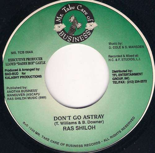 Cover Ras Shiloh - Don't Go Astray (7) Schallplatten Ankauf